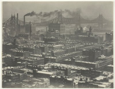 Fra værelse 3003 - The Shelton, New York, Looking Northeast, 1927. af Alfred Stieglitz