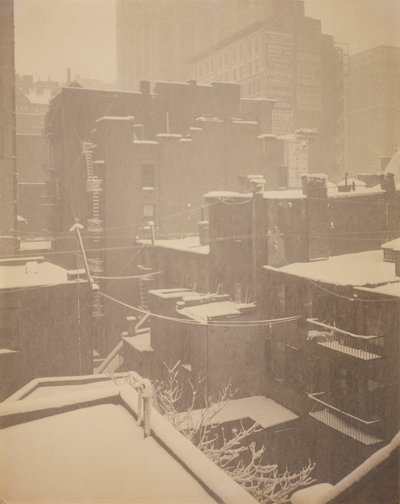 Fra bagvinduet "291" af Alfred Stieglitz