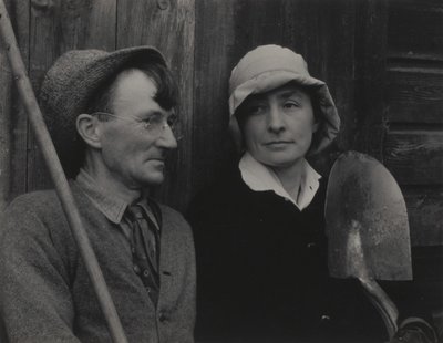 Georgia O’Keeffe og Donald Davidson af Alfred Stieglitz