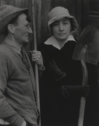 Georgia O’Keeffe og Donald Davidson af Alfred Stieglitz