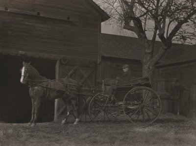Hest og vogn af Alfred Stieglitz