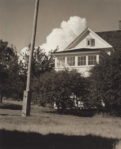 Hus, Lake George af Alfred Stieglitz