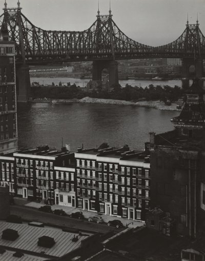 New York set fra 405 E 54th Street af Alfred Stieglitz