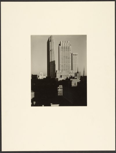 New York fra Shelton af Alfred Stieglitz