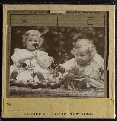 Nieser - Flora Holding Flower og Hedwig af Alfred Stieglitz