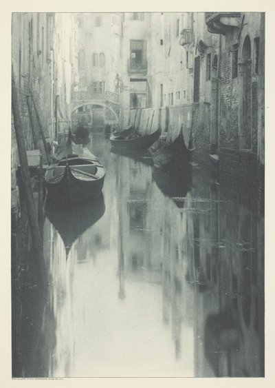 Refleksion-Venedig af Alfred Stieglitz