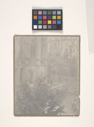 Snapshot--Fra mit vindue, Berlin (fotogravure) af Alfred Stieglitz