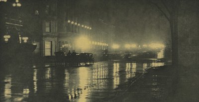 Nattens glød – New York af Alfred Stieglitz