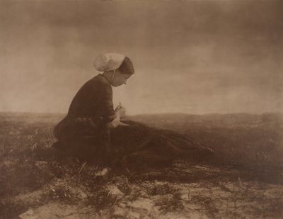 The Net Mender, 1894. af Alfred Stieglitz