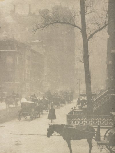 Gaden, Design til en plakat (fotogravure) af Alfred Stieglitz