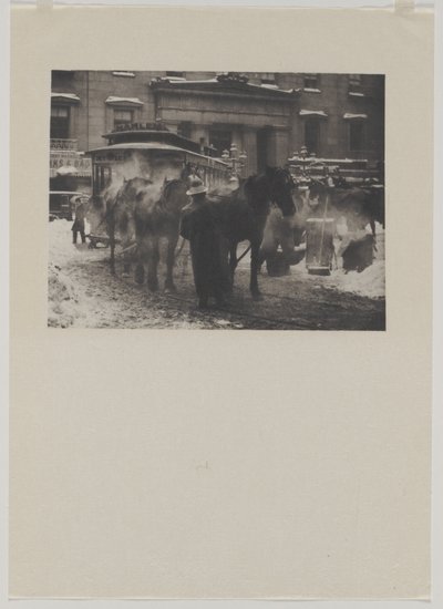 Terminalen, 1893 trykt 1911. af Alfred Stieglitz