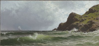 Sejler ud for kysten af Alfred Thompson Bricher