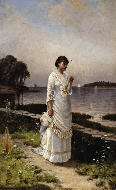 Forlovelsesringen, 1880 af Alfred Thompson Bricher