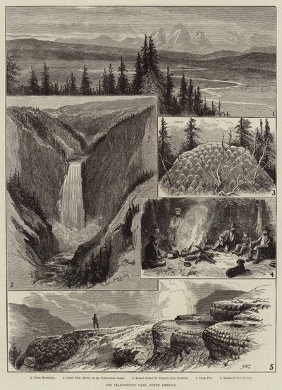 Yellowstone Park, Nordamerika af Alfred W. Cooper