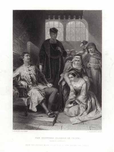 Grevinde Isabelle af Croye af Alfred W. Elmore