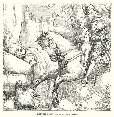 H.C. Andersen: Lille Tuk (litografi) af Alfred Walter (after) Bayes