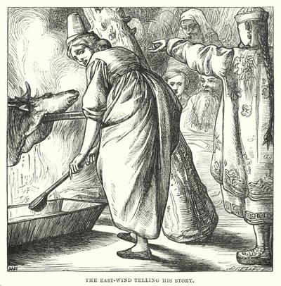 H.C. Andersen: Paradisets have (litografi) af Alfred Walter (after) Bayes