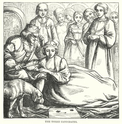 H.C. Andersen: Springeren (litografi) af Alfred Walter (after) Bayes