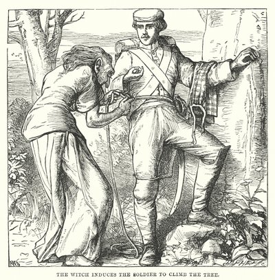 H.C. Andersen: Fyrtøjet (litografi) af Alfred Walter (after) Bayes