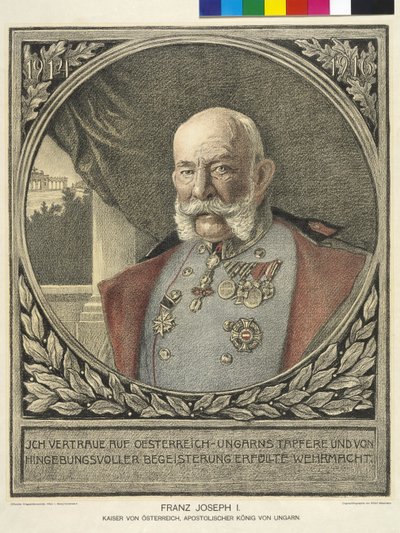 Kejser af Østrig Franz Joseph I af Alfred Wesemann