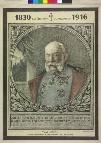 Franz Joseph I kejser af Østrig af Alfred Wesemann
