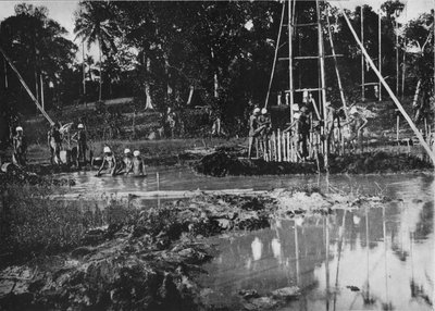 Gem Mining, Ceylon, c1890, 1910 af Alfred William Amandus Plate
