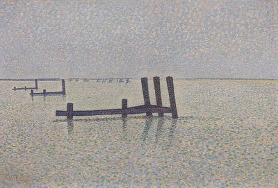 Engelske Kanal ved Nieuwpoort. Omkring 1889 af Alfred William Finch