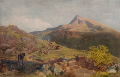 Among the Welsh Hills, 1800-tallet, 1935 af Alfred William Hunt