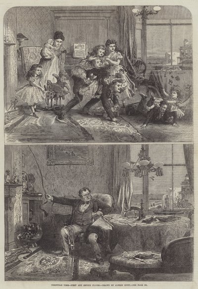 Juletid, første og anden sal af Alfred William Hunt