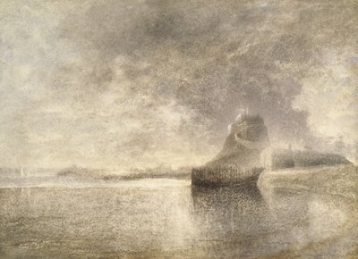 Holy Island Castle, Northumbria, ca. 1882-3 (akvarel på papir) af Alfred William Hunt