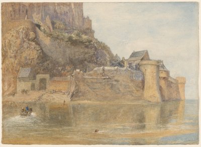 Voldene, Mont St. Michel, Frankrig af Alfred William Hunt