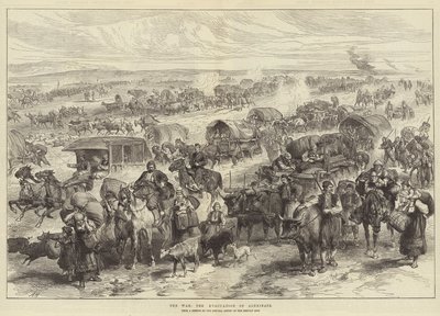 Krigen, Evakueringen af Alexinatz af Alfred William Hunt