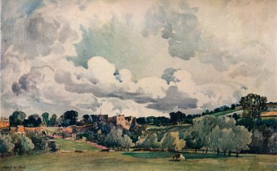 Ludlow Castle, c1880 af Alfred William Rich