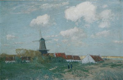 Landsby på klitten af Alfred Zoff
