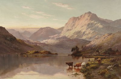Loch Faddani af Alfred de Breanski