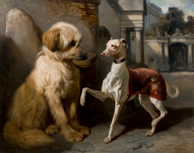 Fransk: Riche et Pauvre af Alfred De Dreux