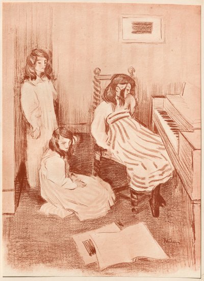 Sulking, 1898. af Alfredo Müller