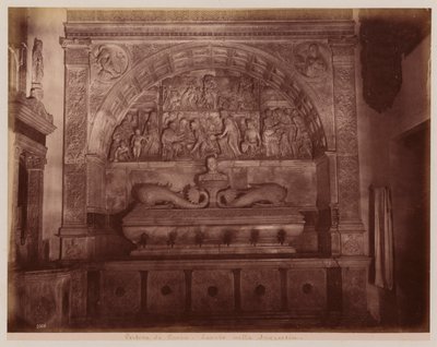 La Certosa di Pavia: Vasketrug i sakristiet (s/h-foto) af Alfredo Noack