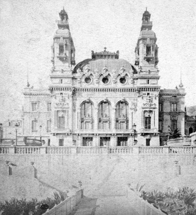 Kasinoet i Monte Carlo, Monaco, slutningen af det 19. århundrede. af Alfredo Noack