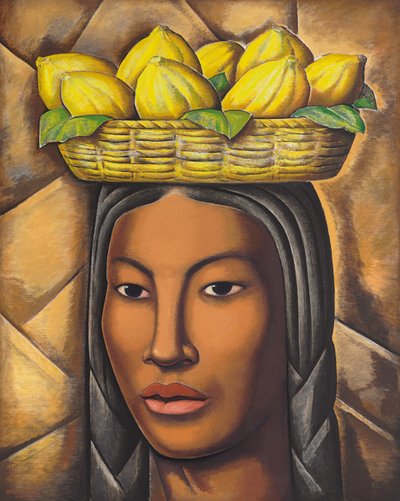 Indien, ca. 1936 (olie på lærred) af Alfredo Ramos Martinez