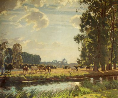 Dedham Landskab af Algernon Mayow Talmage