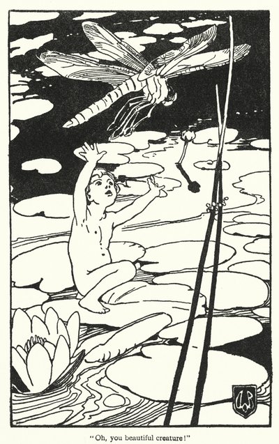 Illustration til The Water-Babies af Charles Kingsley (litografi) af Alice Bolingbroke (after) Woodward