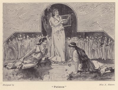 "Tålmodighed" (litho) af Alice Havers