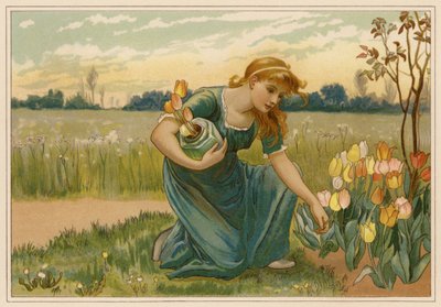 Margueritten (chromolitho) af Alice Havers
