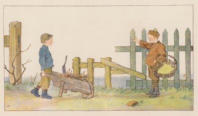 For egen regning (farvelitografi) af Alice Maud Beddington