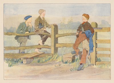 Vilde krybskytter (farvelitografi) af Alice Maud Beddington