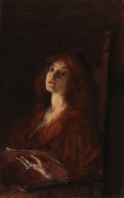 En sang, ca. 1895. af Alice Pike Barney