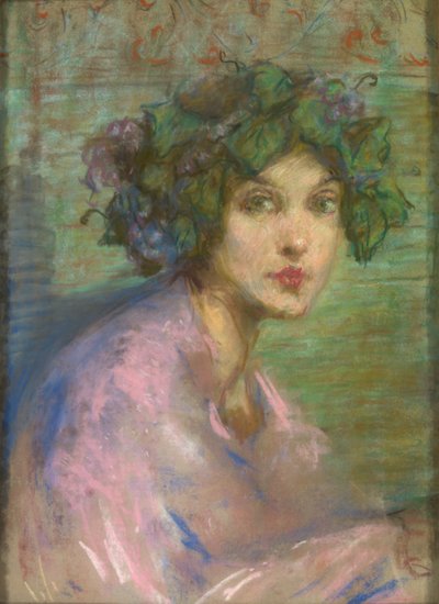 Bacchanati (pastel på papir) af Alice Pike Barney