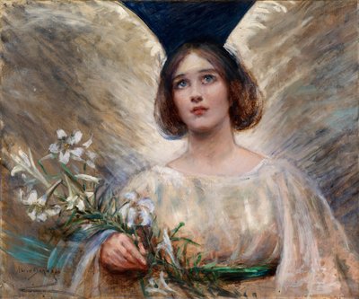 Påskeliljer, slutningen af det 19.-begyndelsen af det 20. århundrede. af Alice Pike Barney