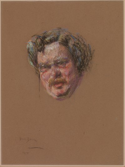 Gilbert K. Chesterton af Alice Pike Barney